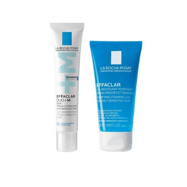 La Roche Posay Effaclar Duo+ M Bakım Kremi 15ml + Effaclar Temizleme Jeli 50ml - La Roche Posay