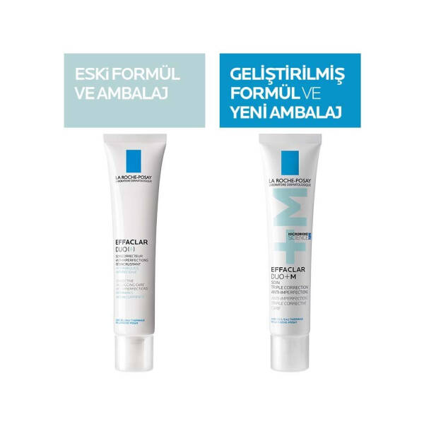 La Roche Posay Effaclar Duo+M Yağlı Ve Akneye Eğilimli Ciltler için Yüz Bakım Kremi 40 ml - 2