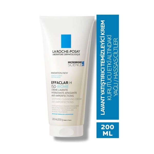 La Roche Posay Effaclar H ISO-Biome Yatıştırıcı Temizleyici Krem 200ml - 2