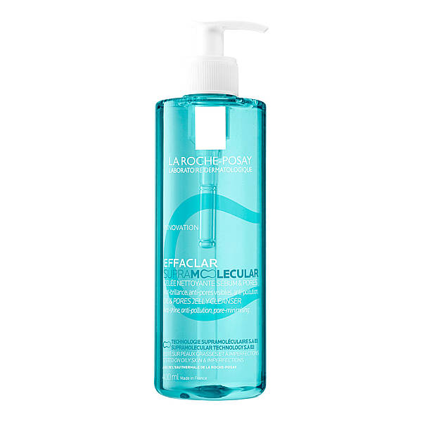 La Roche Posay Effaclar Supra Molecular Karma ve Yağlı Ciltler İçin Gözenek Karşıtı Yüz Temizleme Jeli 400 ml - 1
