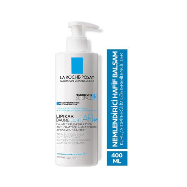 La Roche Posay Lipikar Baume Light AP+M Nemlendirici Hafif Balsam 400ml - 2
