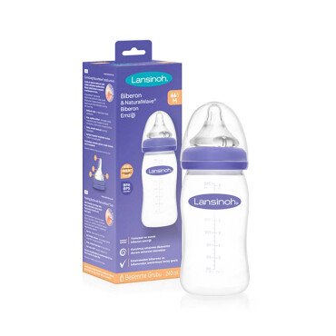 Lansinoh Natural Wave Biberon 240ml - Lansinoh