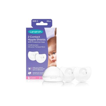 Lansinoh Nipple Shields 2x24mm Standard Size - Lansinoh