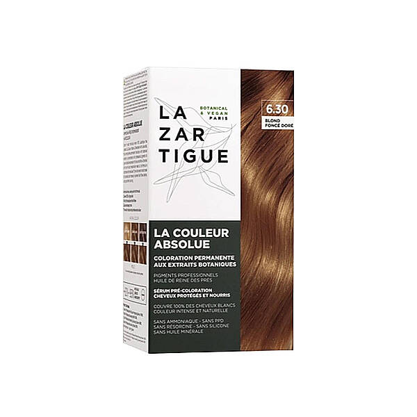 Lazartigue La Couleur Absolue 6.30 Golden Dark Blond - Koyu Altın Sarısı Saç Boyası - 1