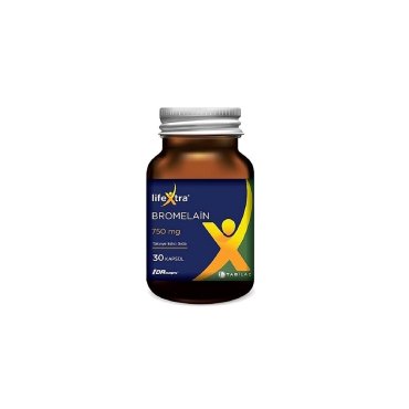 Lifextra Bromelain 750mg Takviye Edici Gıda 30 Kapsül - Tabilaç