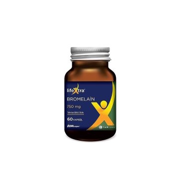 Lifextra Bromelain 750mg Takviye Edici Gıda 60 Kapsül - Tabilaç