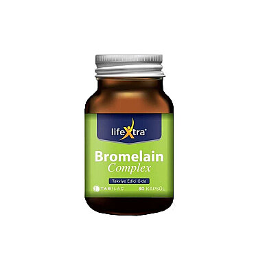 LifeXtra Bromelain Complex Takviye Edici Gıda 30 Kapsül - Tabilaç