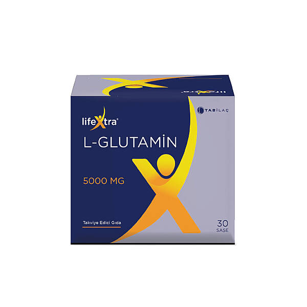 LifeXtra L-Glutamin 5000mg Takviye Edici Gıda 30 Saşe - 1