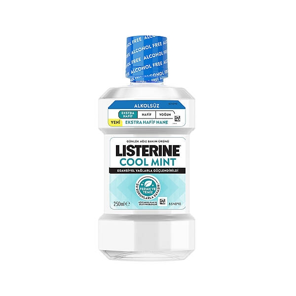 Listerine Cool Mint Alkolsüz Ekstra Hafif Nane Ağız Bakım Suyu 250 ml - 1