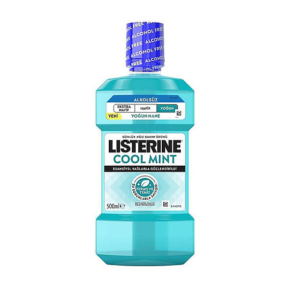 Listerine Cool Mint Alkolsüz Yoğun Nane Ağız Bakım - 1