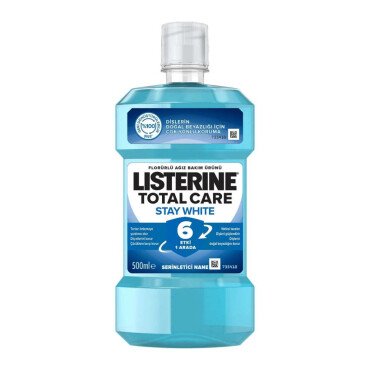 Listerine Total Care Stay White 500ml Serinletici Nane - Listerine