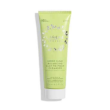 Lumene Balancing Clay-To-Foam Cleanser - Sebum Dengeleyici Kil İçerikli Temizleyici 125 ml - Lumene