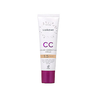 Lumene CC Cream Shade 1.5 Fair - 7 Etkili Renk Dengeleyici CC Krem SPF20 Açığa Yakın 30 ml - Lumene