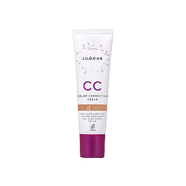 Lumene CC Cream Shade 4 Tan - 7 Etkili Renk Dengeleyici CC Krem SPF 20 Koyu 30 ml - Lumene