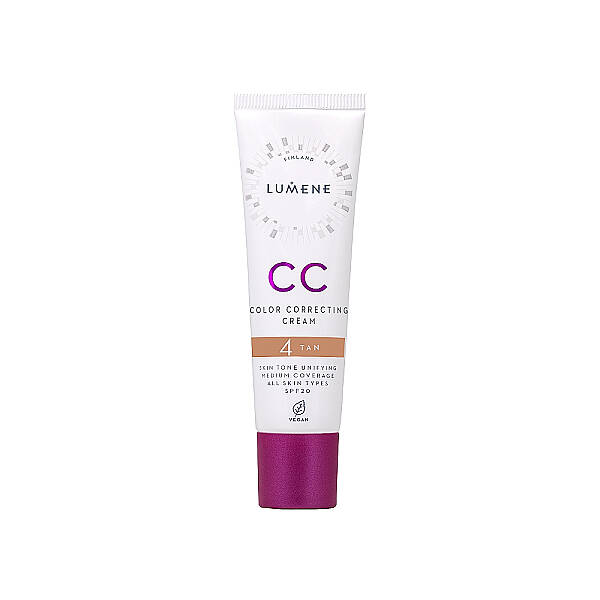 Lumene CC Cream Shade 4 Tan - 7 Etkili Renk Dengeleyici CC Krem SPF 20 Koyu 30 ml - 1