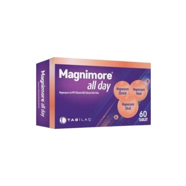Magnimore All Day Takviye Edici Gıda 60 Tablet - Tabilaç