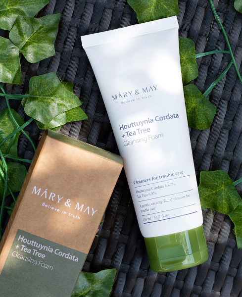 Mary & May Houttuynia Cordata + Tea Tree Temizleyici Köpük 150 ml - 3