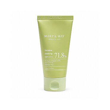 Mary & May Sensitive Soothing Gel Cream - Hassas Ciltler İçin Yatıştırıcı ve Nemlendirici Jel Krem100 g - Mary and May