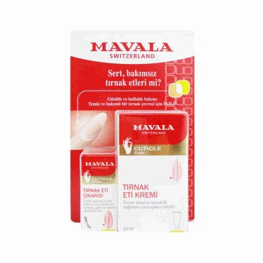 Mavala Cuticle Cream 15ml + Cuticle Remover 5ml Set - Mavala