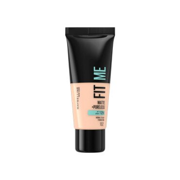 Maybelline Fit Me Matte +Poreless Normal To Oily Foundation 30ml No:102 Fair Ivory - Maybelline