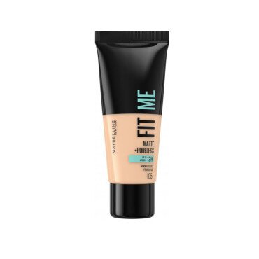 Maybelline Fit Me Matte +Poreless Normal To Oily Foundation 30ml No:105 Natural Ivory - Maybelline
