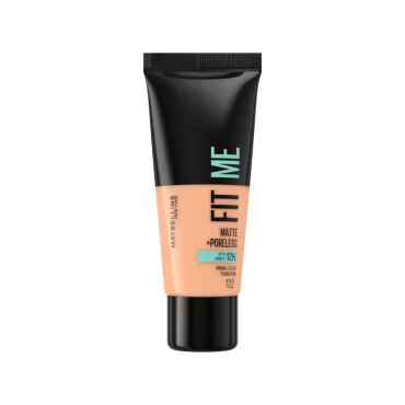 Maybelline Fit Me Matte +Poreless Normal To Oily Foundation 30ml No:122 Creamy Beige - Maybelline