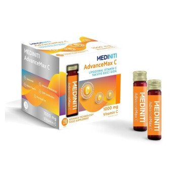Mediniti AdvanceMax C 1000mg Vitamin C 20 Şişe - Mediniti