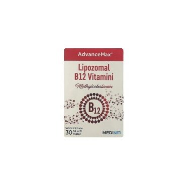 Mediniti AdvanceMax Lipozomal B12 Vitamini 30 Dilaltı Tablet - Mediniti