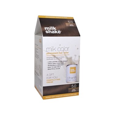 Milk Shake 5 Açık Kestane Saç Boyası + Saç Kremi 50 ml Set - Milk Shake