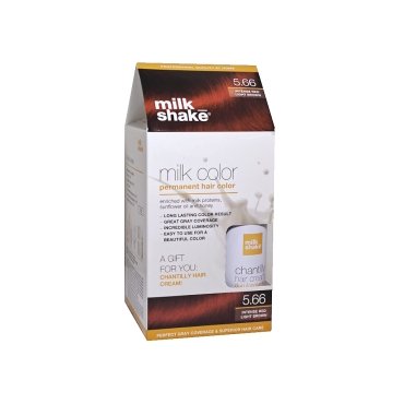 Milk Shake 5.66 Açık Kestane Yoğun Kızıl Saç Boyası + Saç Kremi 50 ml Set - Milk Shake