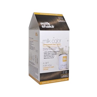 Milk Shake 7.13 Küllü Altın Orta Kumral Saç Boyası + Saç Kremi 50 ml Set - Milk Shake