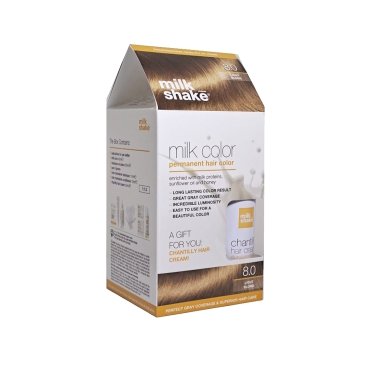 Milk Shake 8 Açık Kumral Saç Boyası + Saç Kremi 50 ml Set - Milk Shake