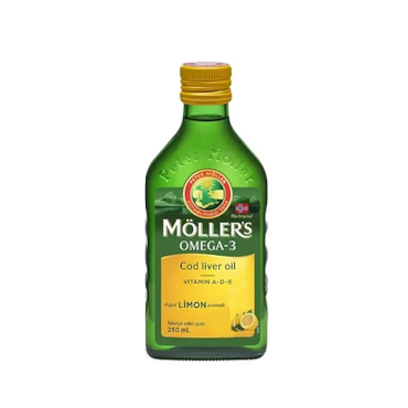 Möller's Omega-3 Cod Liver Oil Doğal Limon Aromalı 150 ml Takviye Edici Gıda - Mollers