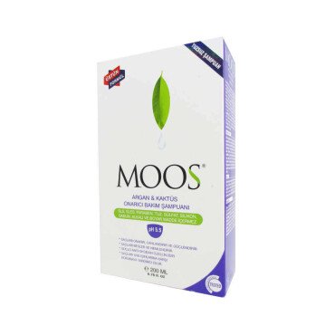 Moos Argan and Cactus Repair Intensive Care Shampoo 200ml - Moos