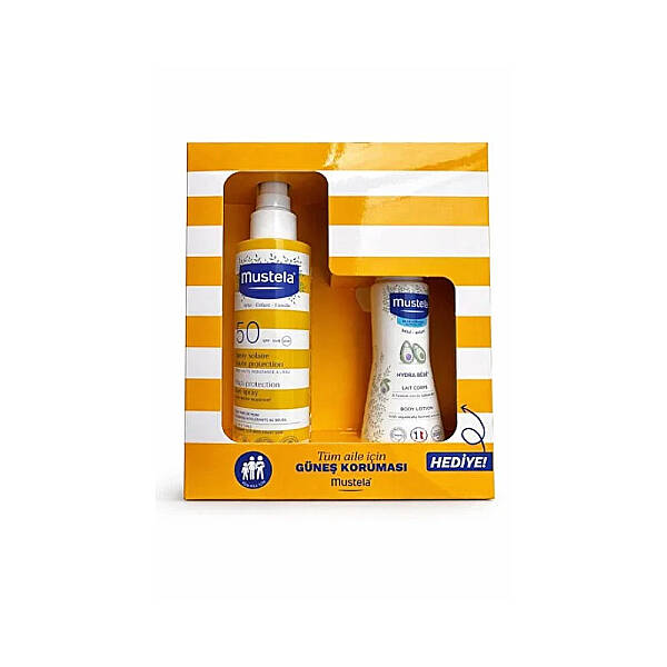 Mustela Çok Yüksek Koruma Faktörlü Güneş SPF50+ Sprey 200 ml Set - 1