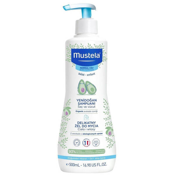 Mustela Gentle Cleansing Yenidoğan Şampuanı 500ml - 1
