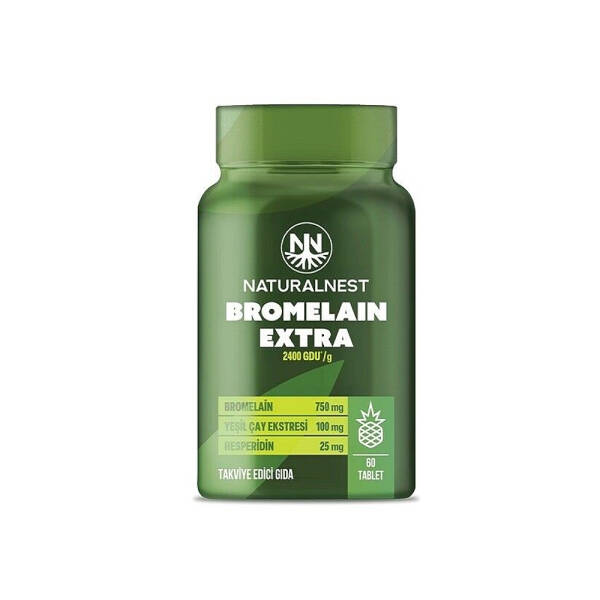Naturalnest Bromelain Extra 2400GDU Takviye Edici - 1