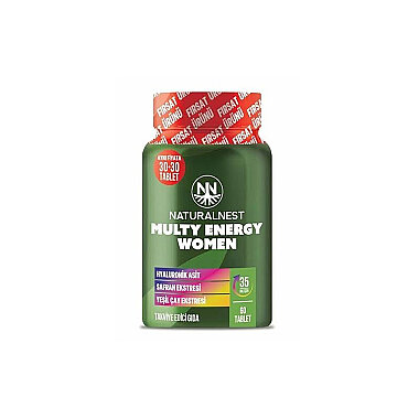 Naturalnest Multy Energy Women Takviye Edici Gıda 60 Tablet - Naturalnest