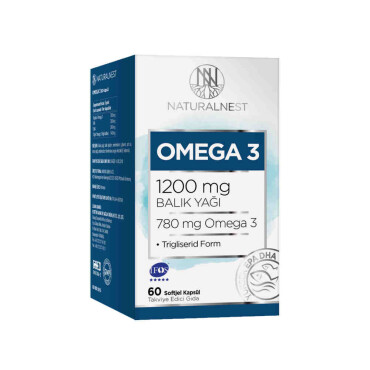 Naturalnest Omega 3 1200mg 60 Softjel Kapsül - Naturalnest