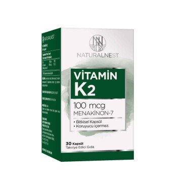 Naturalnest Vitamin K2 100mcg 30 Kapsül - Naturalnest