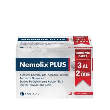 Nemolix Plus 3 x 30 Tablet - Tabilaç