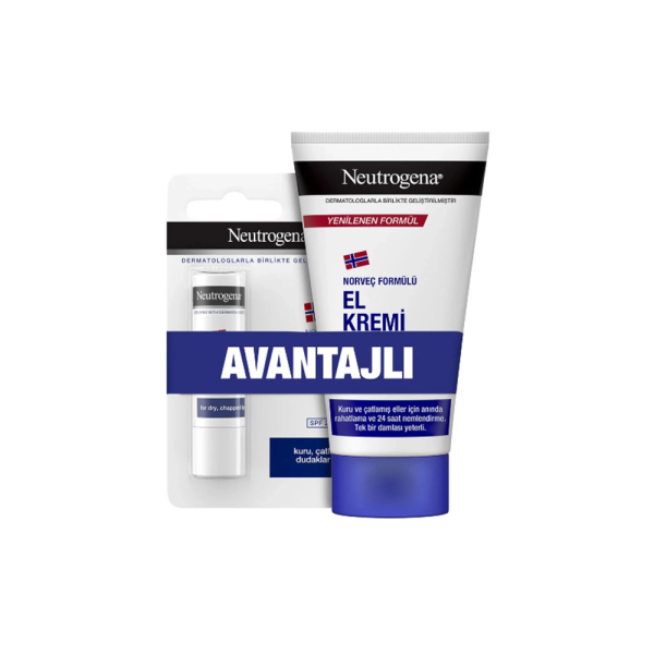 Neutrogena El Kremi 75ml + Dudak Kremi 4.8g Avantajlı Set - 1