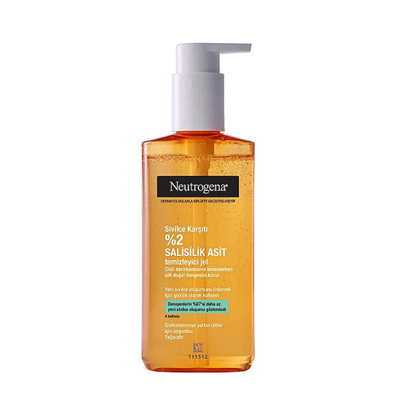 Neutrogena Sivilce Karşıtı %2 Salisilik Asit Temizleyici Jel 200 ml - 1