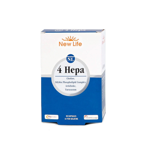 New Life 4 Hepa 30 Kapsül Takviye Edici Gıda - 1