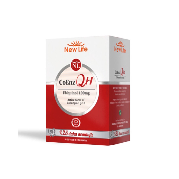 New Life CoEnz QH 100mg 60 Yumuşak Kapsül - 1