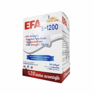 New Life Efa S-1200 90 Kapsül - New Life