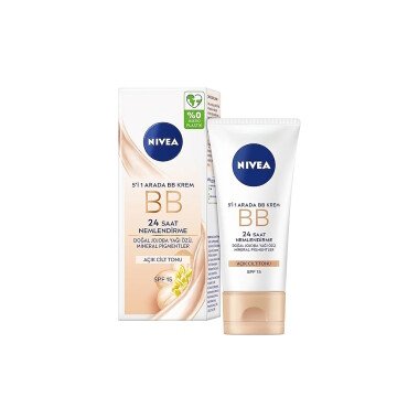 Nivea 5 i 1 Arada BB Krem SPF15 Açık Cilt Tonu 50ml - Nivea
