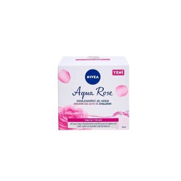 Nivea Aqua Rose Tüm Cilt Tipleri İçin Nemlendirici Jel Krem 50ml - Nivea