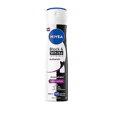 Nivea Black & White Authentic Deodorant Spray 150 ml - Nivea