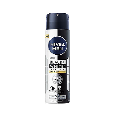Nivea Black & White Epic Night Deodorant Spray 150 ml - Nivea